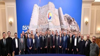TOBB Başkanı Hisarcıklıoğlu Elazığ TSO Başkanı Alan ve YİK üyelerini ağırladı
