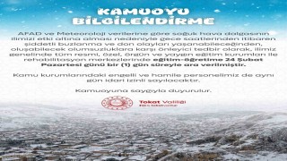 Tokatta eğitime kar engeli
