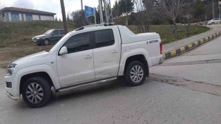 Trafik kazalarında 2 kişi yaralandı
