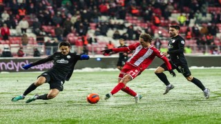 Trendyol Süper Lig: Samsunspor: 2 - Çaykur Rizespor: 0 (İlk yarı)