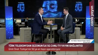Türk Telekomdan Trendyol Süper Liginin ilk 5G canlı TV yayını bağlantısı