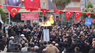 Türkelide ilk doğalgaz yakıldı