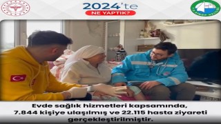 Türkiyenin en yaşlı ili Sinopta 22 bin 115 hastaya evde sağlık hizmeti