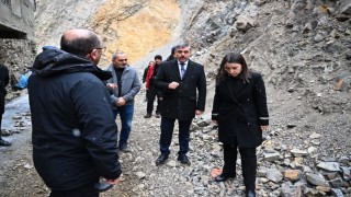 Uzunderede kaya ıslah çalışması tamamlandı