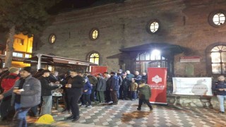 Vakıflar Bursa Bölge Müdürlüğünden salep ve kandil simidi ikramı