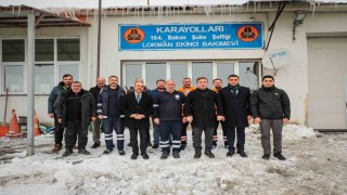 Vali Aydoğdu Erzincan- Refahiye karayolu uygulama noktalarını denetledi