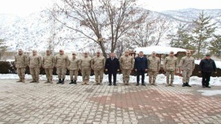 Vali Aydoğdu, Kuruçay Jandarma Karakolunu denetledi