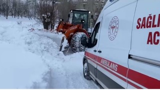 Vanda ekipler hasta için seferber oldu