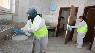Velilerden okul temizliği için başkan Yalçına teşekkür