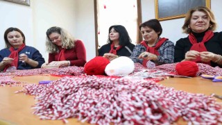 Yalovada Balkanlardan gelen marteniçka geleneğini yaşatıyorlar