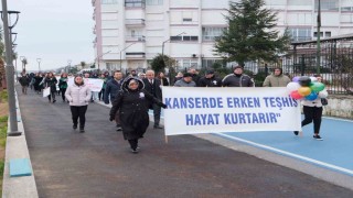 Yalovada Dünya Kanser Günü farkındalık yürüyüşü
