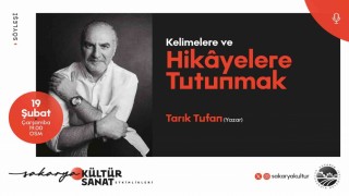 Yazar Tarık Tufan Sakaryada kültür sanat dostlarıyla buluşuyor