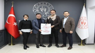 Yazıcı, şampiyon bilardocu Bulutu ağırladı