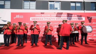 Yeni Merkez İtfaiye Binasının açılışı yoğun katılım ve coşkuyla yapıldı