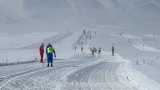 Yüksekovada Kayaklı Koşu 1. Etap Yarışması başladı