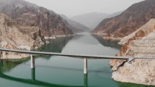 Yusufelinde kayan viyadük için ölçüm cihazları takıldı