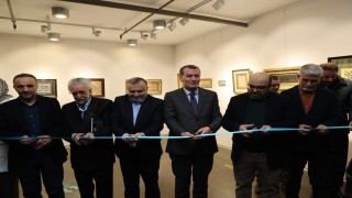 Zeytinburnunda Emanet Galeri Kalem Güzeli Hat Koleksiyonu Seçki Sergisi açıldı