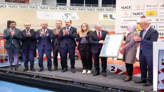 2025 UCI Pist Bisikleti Uluslar Kupasında açılış seremonisi düzenlendi