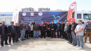 35 üreticiye 20 ton nohut tohumu dağıtıldı