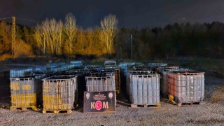 370 bin litre solvent karışımlı kaçak akaryakıt yakalandı: 2 gözaltı