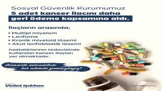 5 kanser ilacı daha geri ödeme listesine alındı