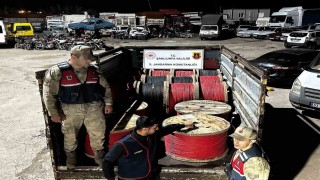 6 milyon TL değerindeki elektrik kablosu çalan hırsızlar yakalandı