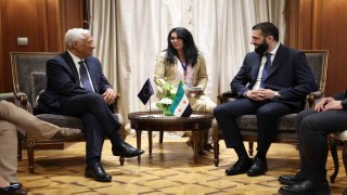 AB Konseyi Başkanı Costa, Suriye Devlet Başkanı eş-Şara ile bir araya geldi