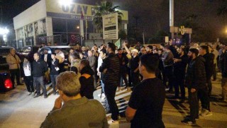 Adanada ABD konsolosluğu önünde İsrail protestosu