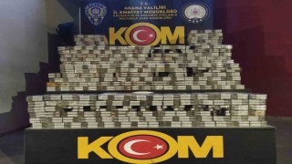 Adanada kaçak bir ton tütün ve 3 milyon makaron ele geçirildi