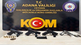 Adanada silah ticareti yapan 3 şüpheli tutuklandı
