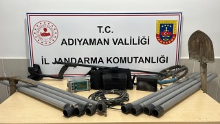 Adıyamanda sit alanında define arayan 3 şahıs yakalandı