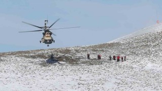 AFAD, EİT ülkeleri ve KKTCnin katıldığı Kış Saha Tatbikatından kareleri paylaştı