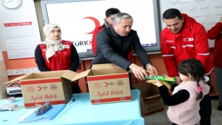 Ağrıda Bir sınıf bir koli projesi ile ramazan yardımları sürüyor