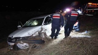 Aksarayda trafik kazası: 1 ölü, 2 yaralı