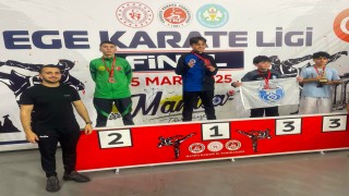 Aliağanın genç sporcuları madalyalarıyla döndü