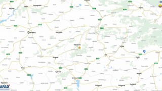 Amasyada 3.1 büyüklüğünde deprem