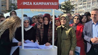 Anayasa Değişsin, Aile Korunsun imza kampanyası