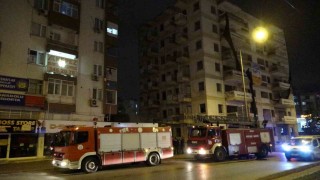 Antalyada metruk binada yangın