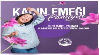 Atakumda kadın emeği panayırı