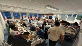 Avrupa Türk Futbol Federasyonunun genel merkezinde iftar programı gerçekleştirildi
