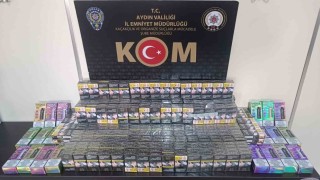 Aydında polis ekipleri kaçakçılığa geçit vermiyor