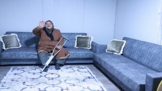 Ayşe Teyzenin hem evi hem gönlü ısındı