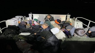 Ayvacıkta 28 kaçak göçmen yakalandı