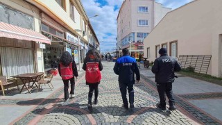 Babaeskide sokakta çalışan ve dilendirilen çocuklar için alan taraması yapıldı