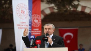 Bakan Bak, Edirnede ihya edilen Peykler Medresesinin açılışını yaptı