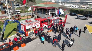 Balıkesir Büyükşehir İtfaiyesi ortak tatbikatta göz doldurdu