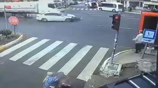 Balıkesirde zincirleme trafik kazası: 1 yaralı