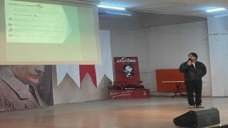 Bandırmada lise öğrencilerine Mavi Vatan anlatıldı