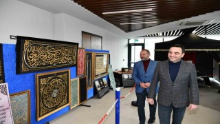 Başiskelede kutsal emanetler sergisi ziyarete açıldı