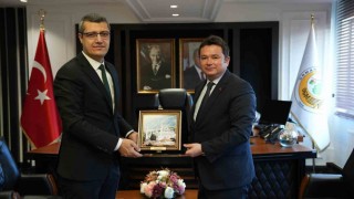 Başkan Aydından Orman Bölge Müdürü Şahana hayırlı olsun ziyareti